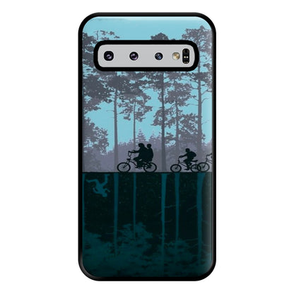 World of Upside Down - Stranger Things Phone Case for Galaxy S10 Plus