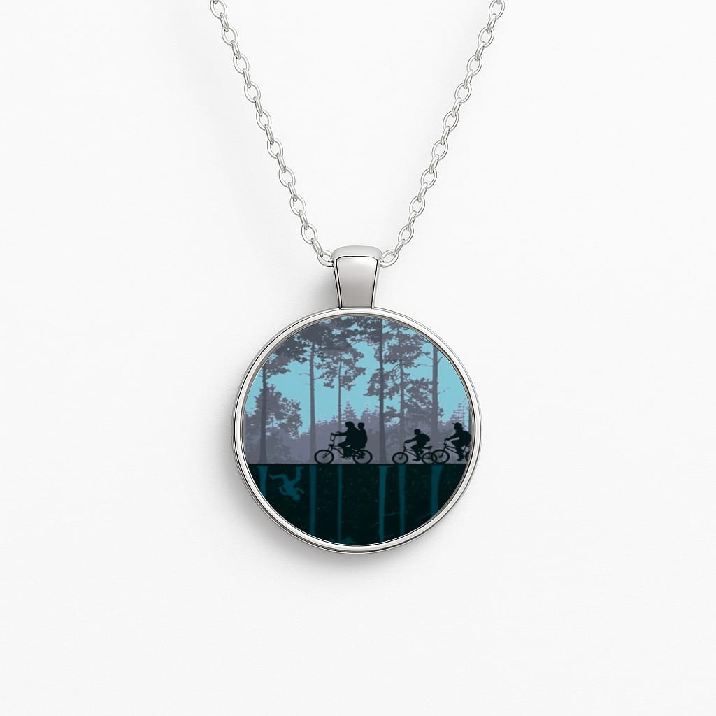 World of Upside Down - Stranger Things Necklace