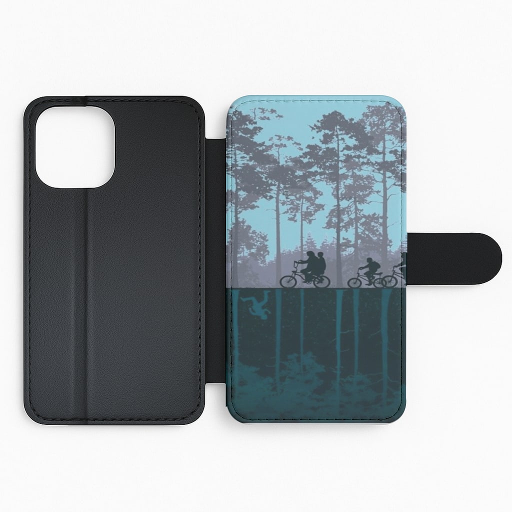 World of Upside Down - Stranger Things Flip Wallet Phone Case