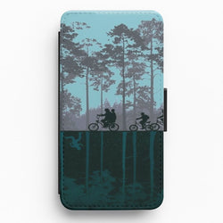World of Upside Down - Stranger Things Flip Wallet Phone Case