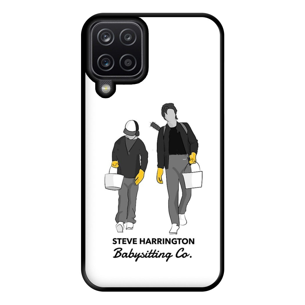 Steve Harrington Babysitting Co Phone Case for Galaxy A12