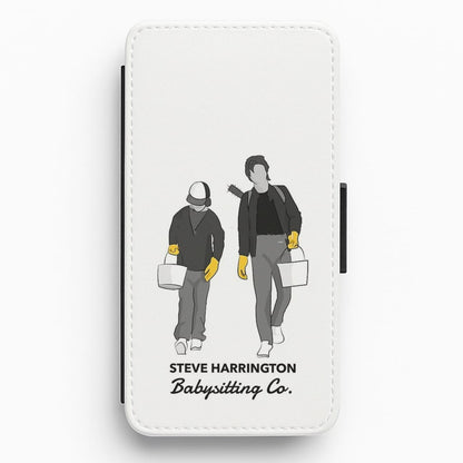 Steve Harrington Babysitting Co Flip Wallet Phone Case