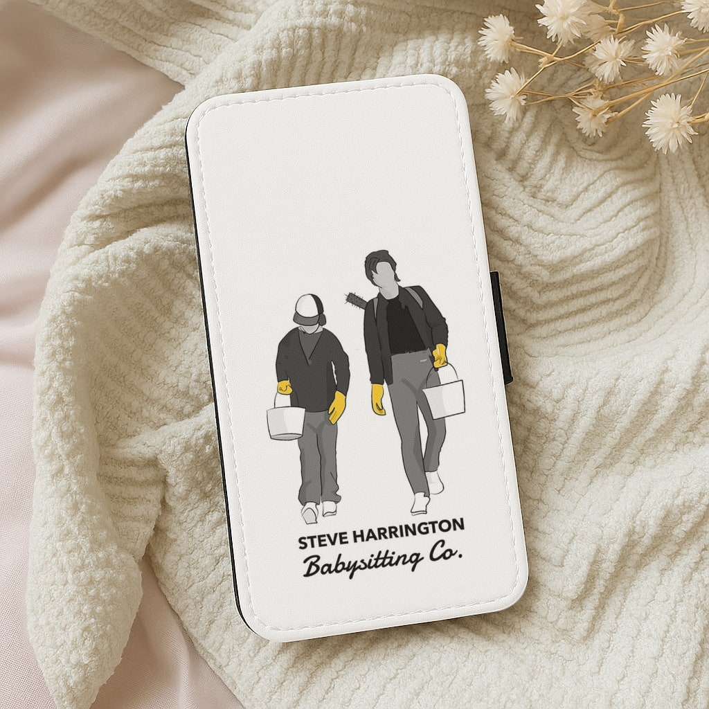Steve Harrington Babysitting Co Flip Wallet Phone Case