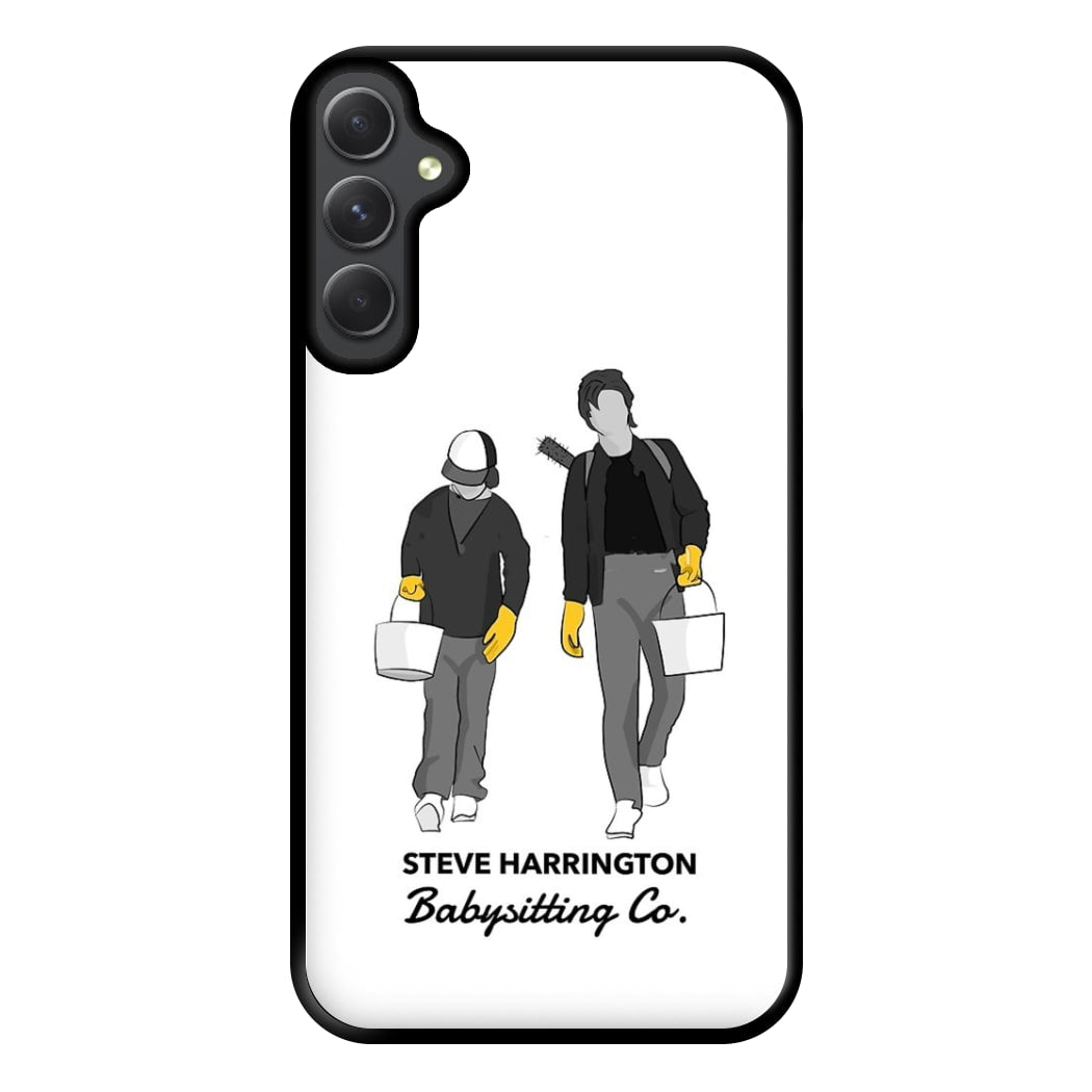 Steve Harrington Babysitting Co Phone Case for Galaxy A14