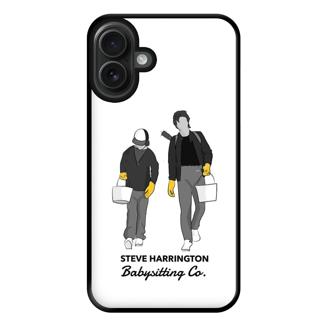 Steve Harrington Babysitting Co Phone Case for iPhone 16 Plus