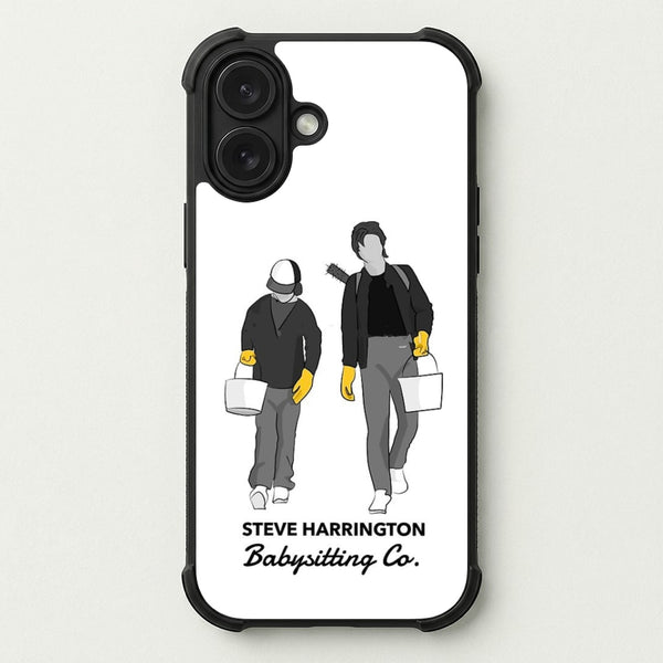 Steve Harrington Babysitting Co Phone Case — Bumper case