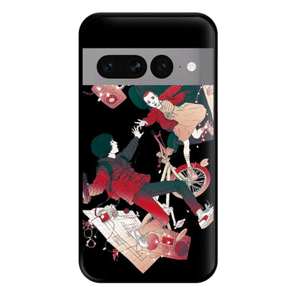 Stranger - Falling Phone Case for Google Pixel 7 Pro