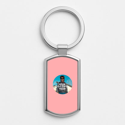 Steve Harrington - Mom Of The Year Silver Keyring