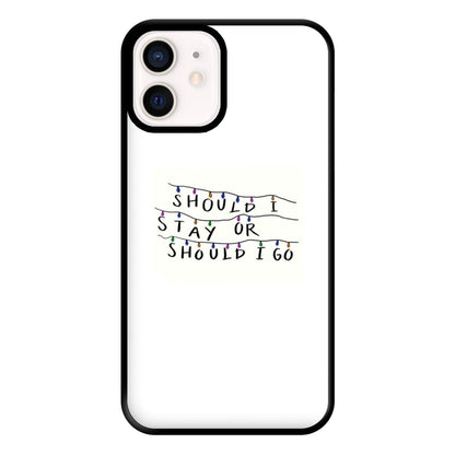 Should I Stay Or Should I Go Phone Case for iPhone 13 Mini