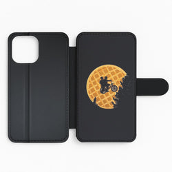 Eggo Moon Flip Wallet Phone Case