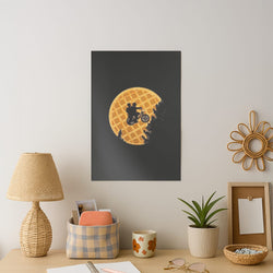 Eggo Moon Art Print