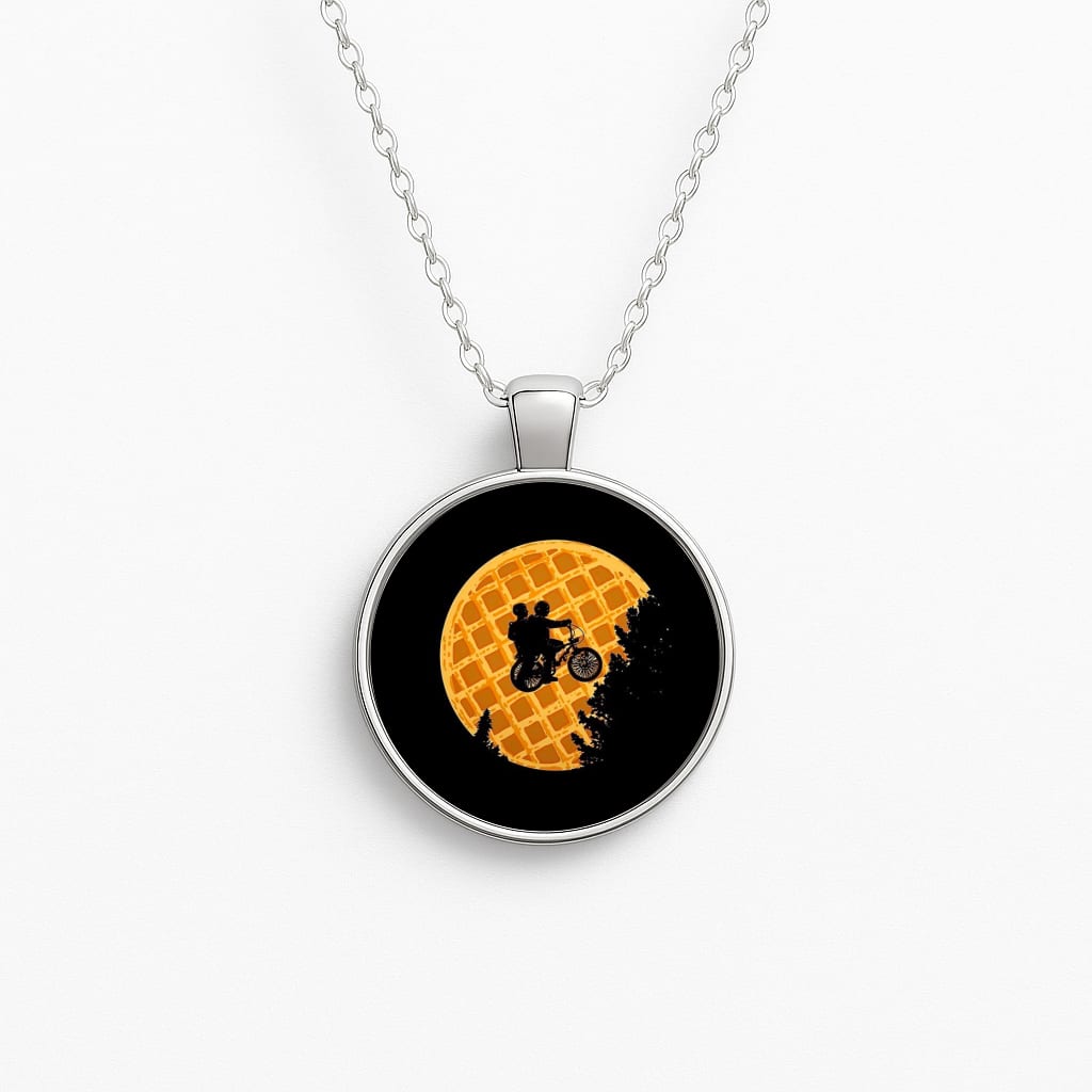 Eggo Moon Circle Necklace