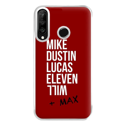 Stranger + Max Phone Case for Huawei P30 Lite