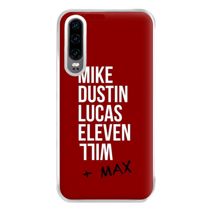 Stranger + Max Phone Case for Huawei P30