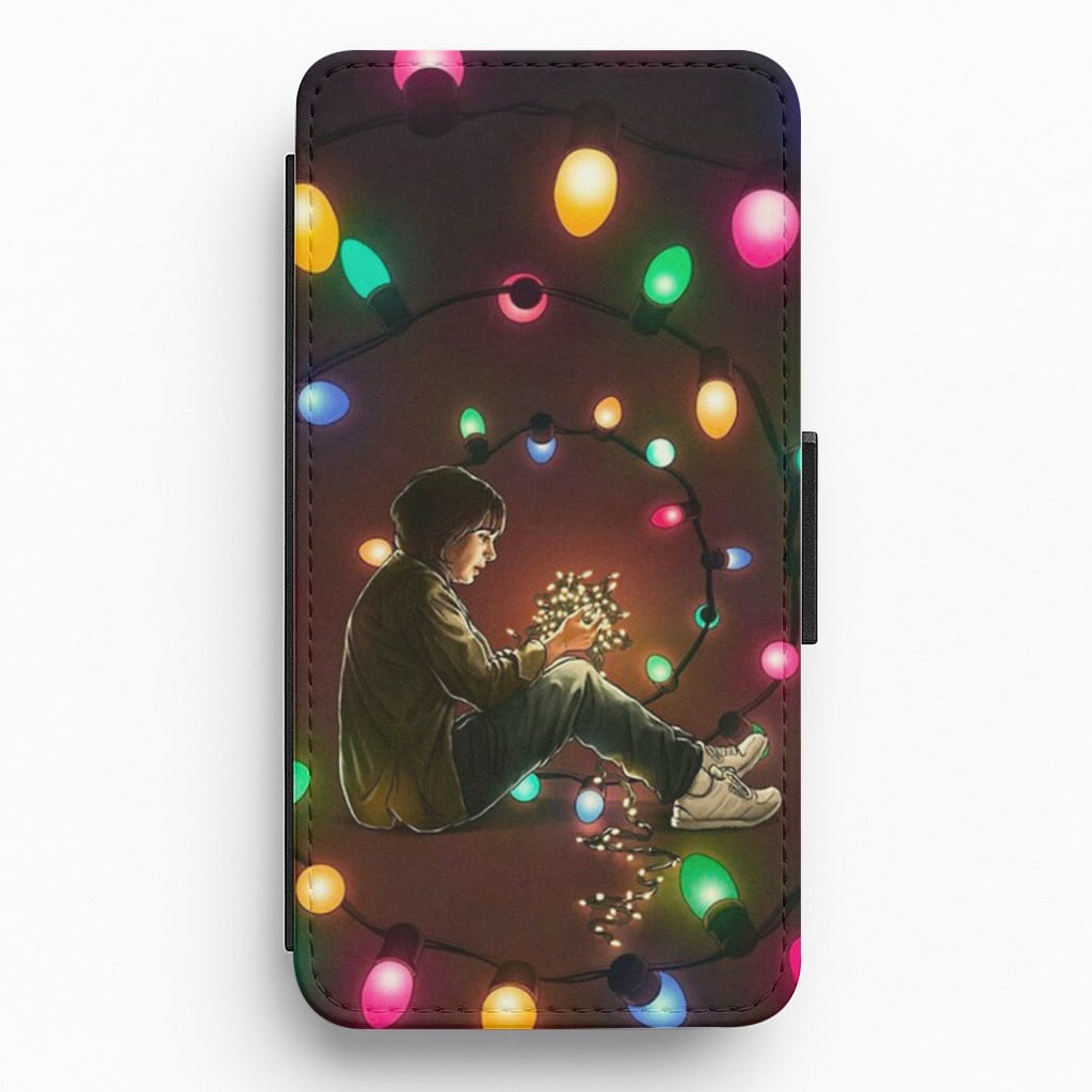Light Swirl - Stranger Thnigs Flip Wallet Phone Case