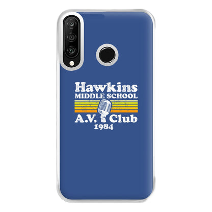 Hawkins Middle School AV Club Phone Case for Huawei P30 Lite