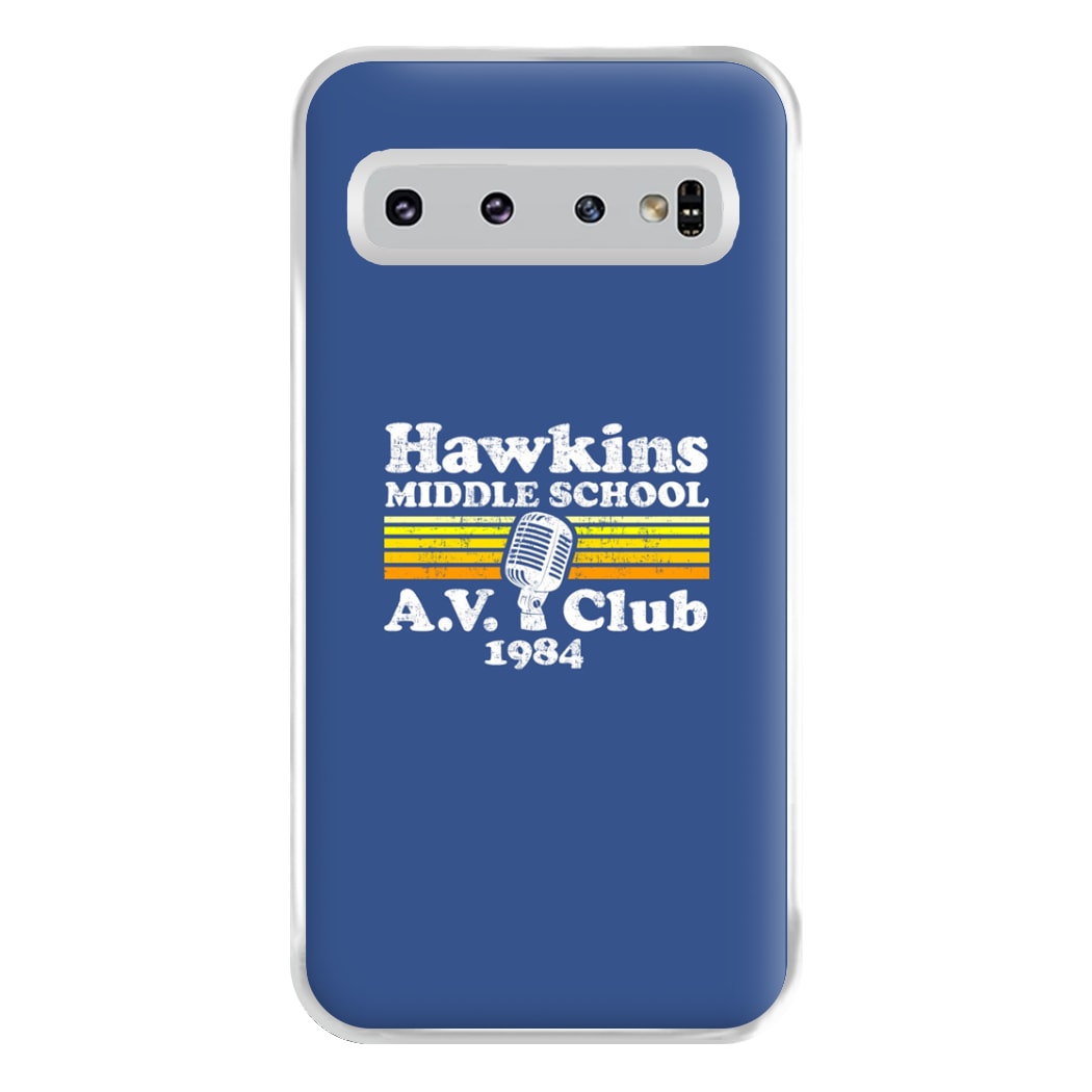 Hawkins Middle School AV Club Phone Case for Galaxy S10 Plus