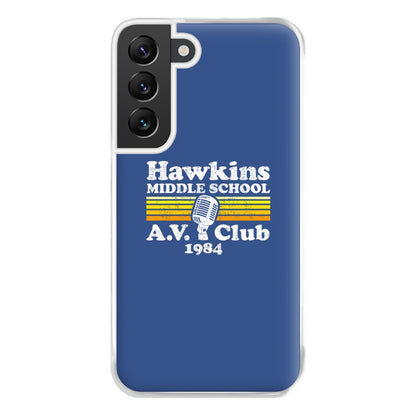 Hawkins Middle School AV Club Phone Case for Galaxy S22 Plus