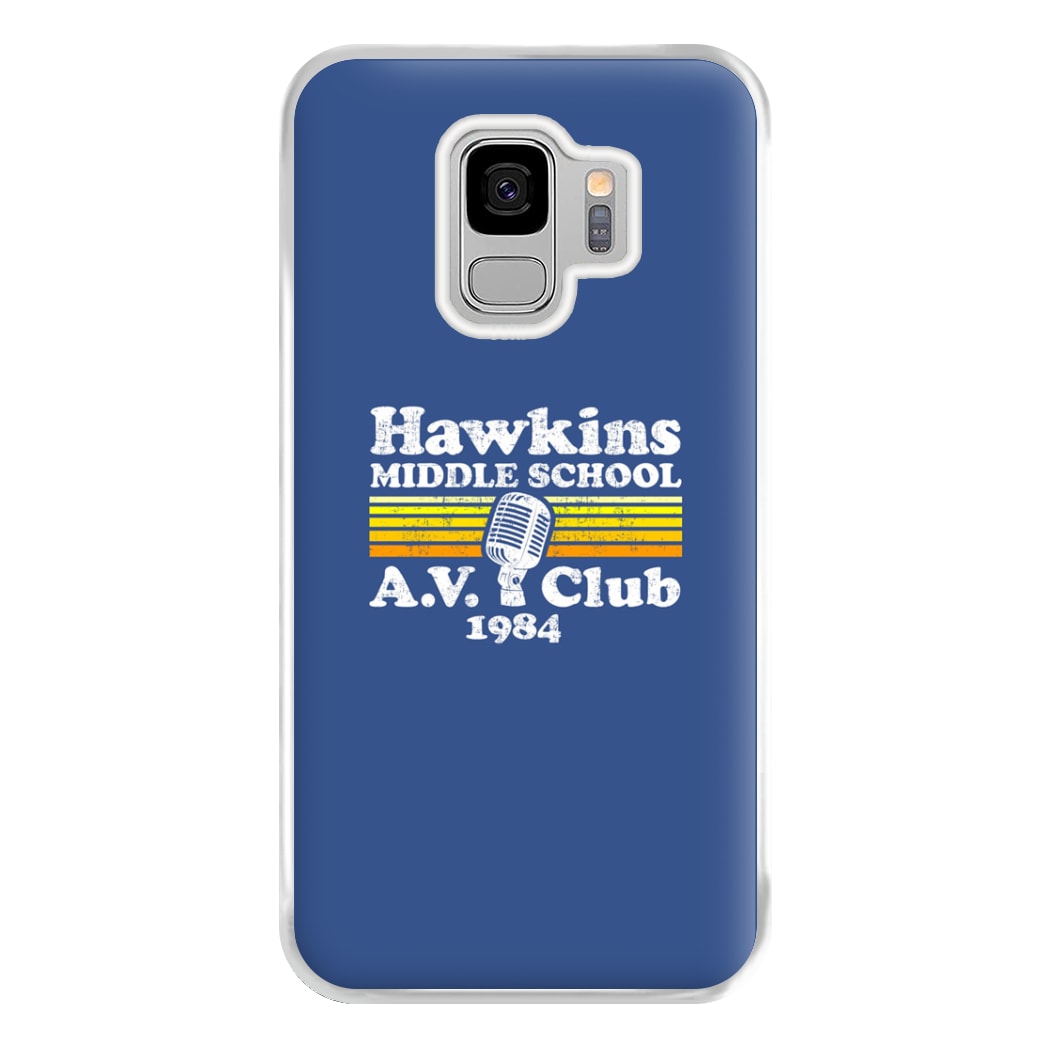 Hawkins Middle School AV Club Phone Case for Galaxy S9 Plus