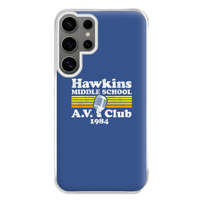 Hawkins Middle School AV Club Phone Case for Galaxy S24 Ultra