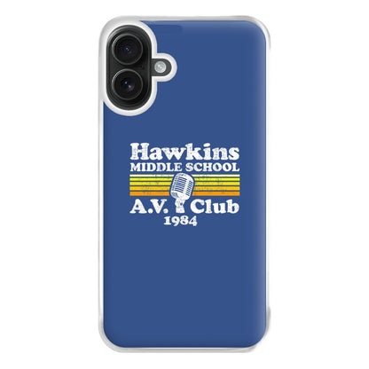 Hawkins Middle School AV Club Phone Case for iPhone 16 Plus