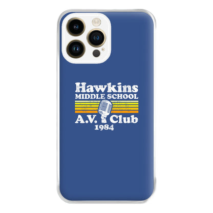 Hawkins Middle School AV Club Phone Case for iPhone 14 Pro Max