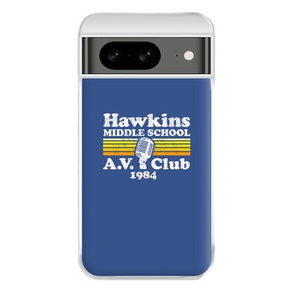 Hawkins Middle School AV Club Phone Case for Google Pixel 8