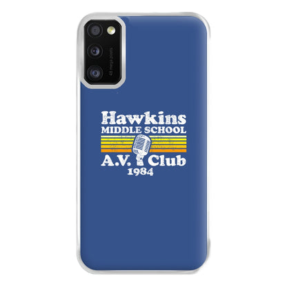 Hawkins Middle School AV Club Phone Case for Galaxy A41