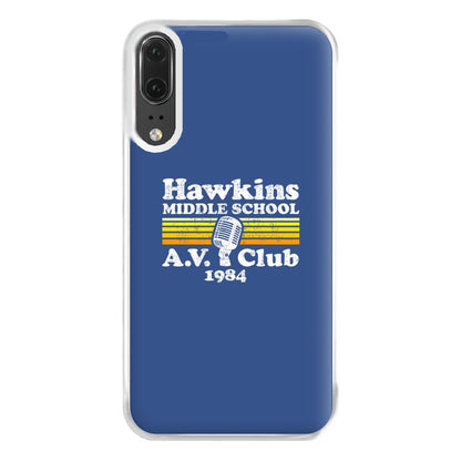 Hawkins Middle School AV Club Phone Case for Huawei P20