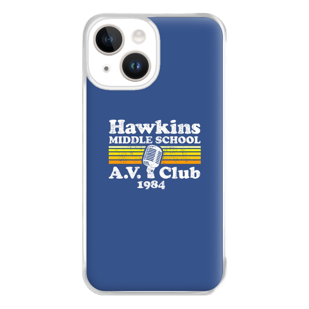 Hawkins Middle School AV Club Phone Case for iPhone 14