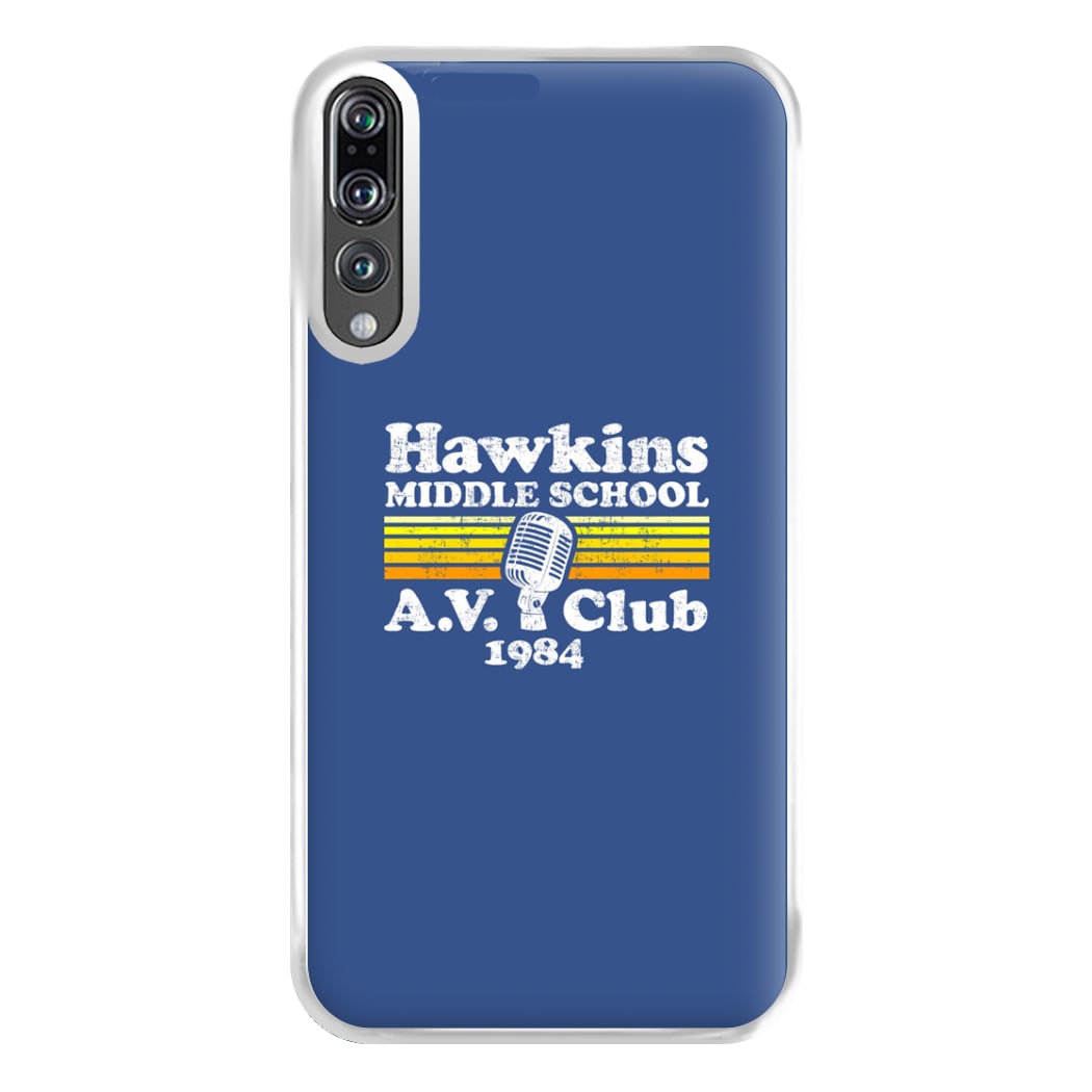 Hawkins Middle School AV Club Phone Case for Huawei P20 Pro