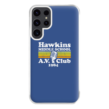 Hawkins Middle School AV Club Phone Case for Galaxy S23 Ultra