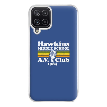 Hawkins Middle School AV Club Phone Case for Galaxy A12