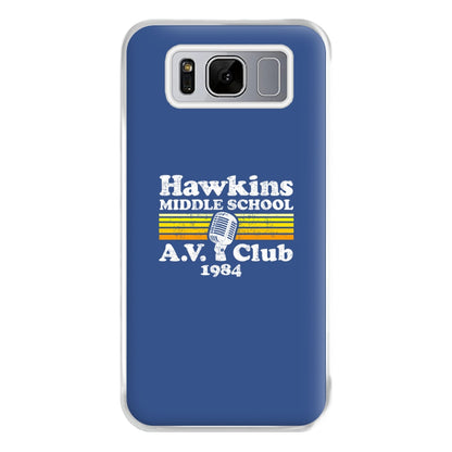 Hawkins Middle School AV Club Phone Case for Galaxy S8 Plus