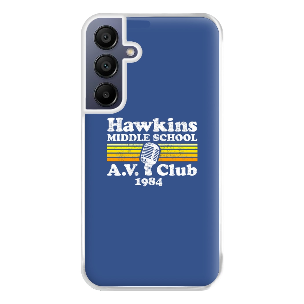 Hawkins Middle School AV Club Phone Case for Galaxy A16