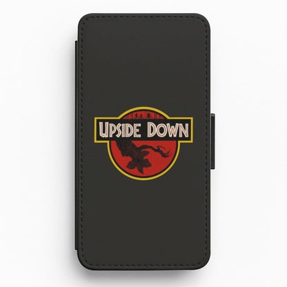 Upside Down - Jurassic Inspired Stranger Flip / Wallet Phone Case