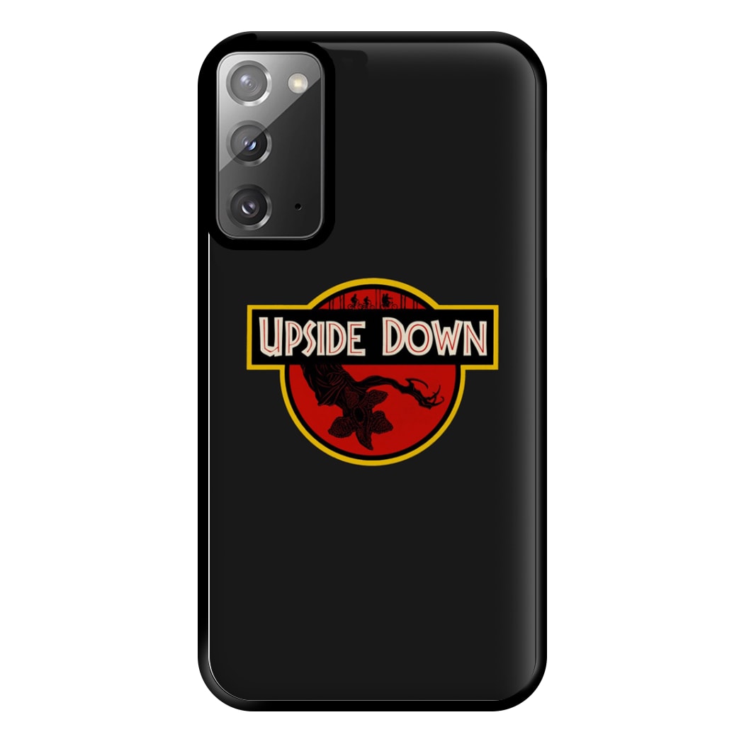 Upside Down - Jurassic Inspired Stranger Phone Case for Galaxy Note 20 Ultra