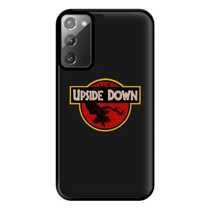 Upside Down - Jurassic Inspired Stranger Phone Case for Galaxy Note 20 Ultra