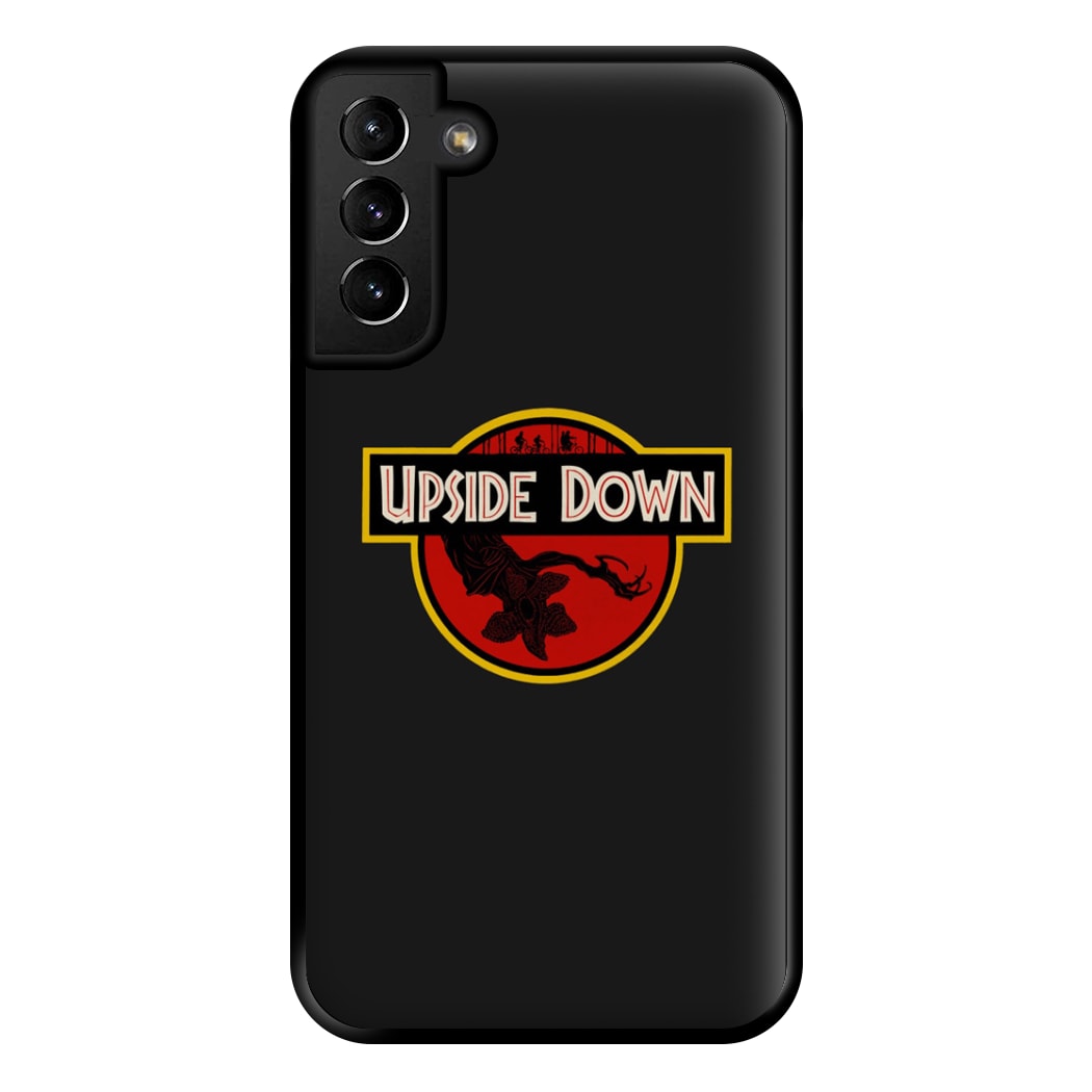 Upside Down - Jurassic Inspired Stranger Phone Case for Galaxy S21 Plus