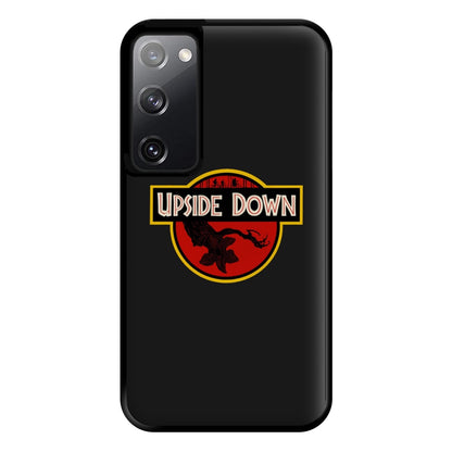 Upside Down - Jurassic Inspired Stranger Phone Case for Galaxy S20