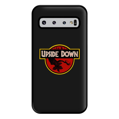 Upside Down - Jurassic Inspired Stranger Phone Case for Galaxy S10 Plus