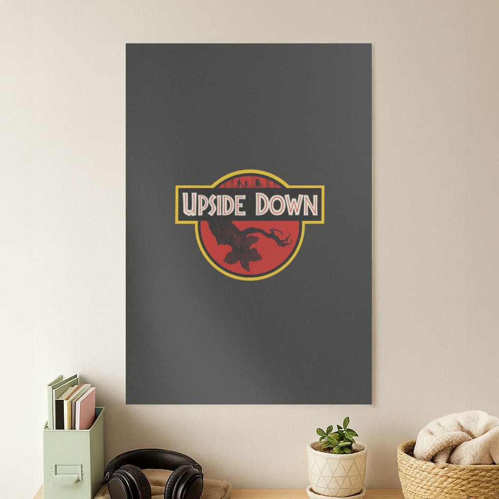 Upside Down - Jurassic Inspired Stranger Poster