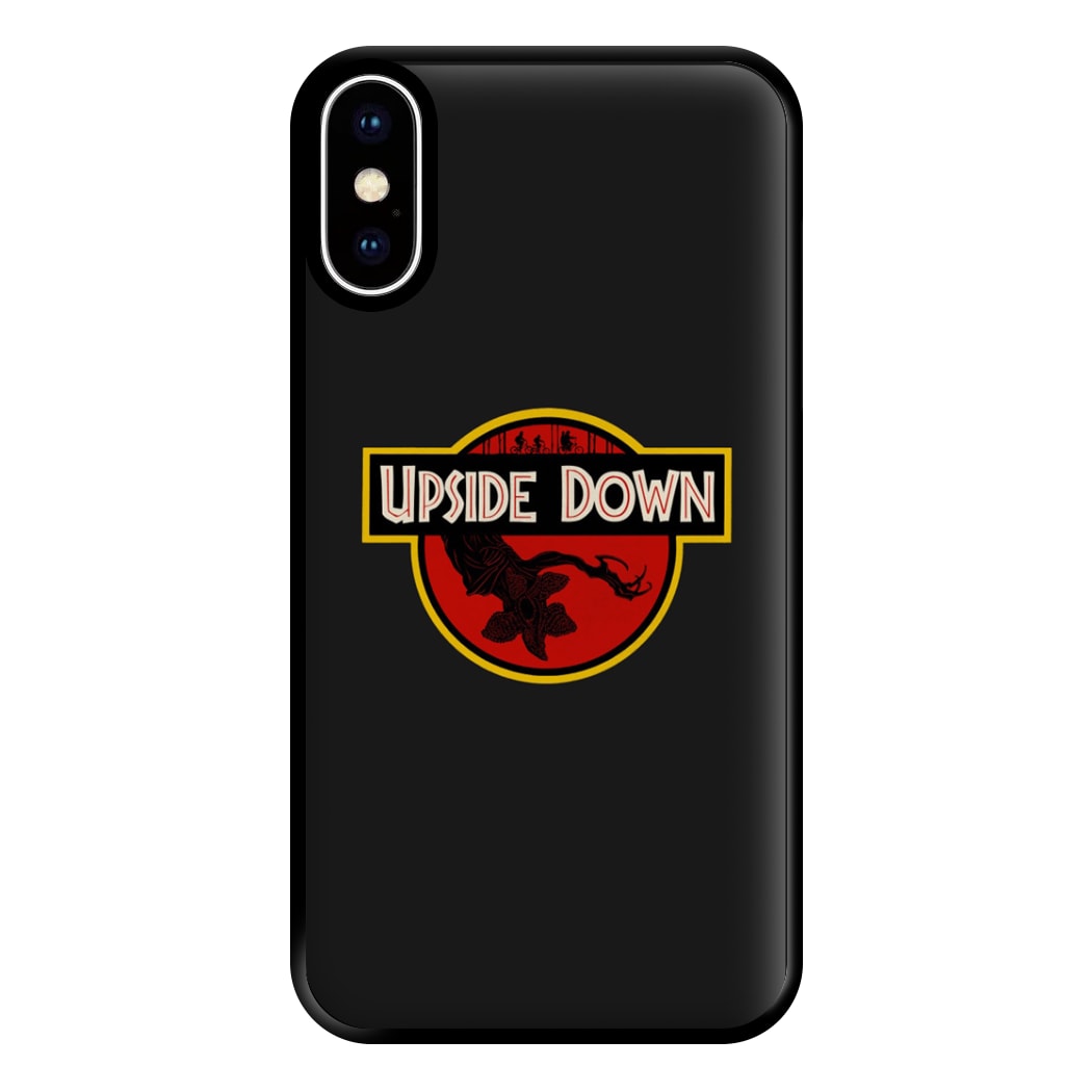 Upside Down - Jurassic Inspired Stranger Phone Case for iPhone XS Max