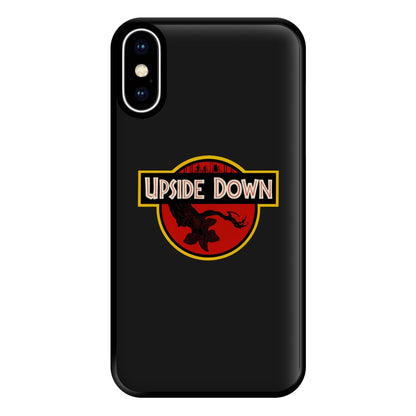 Upside Down - Jurassic Inspired Stranger Phone Case for iPhone XS Max