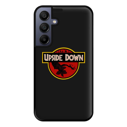 Upside Down - Jurassic Inspired Stranger Phone Case for Galaxy A15