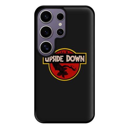 Upside Down - Jurassic Inspired Stranger Phone Case for Galaxy S25 Ultra