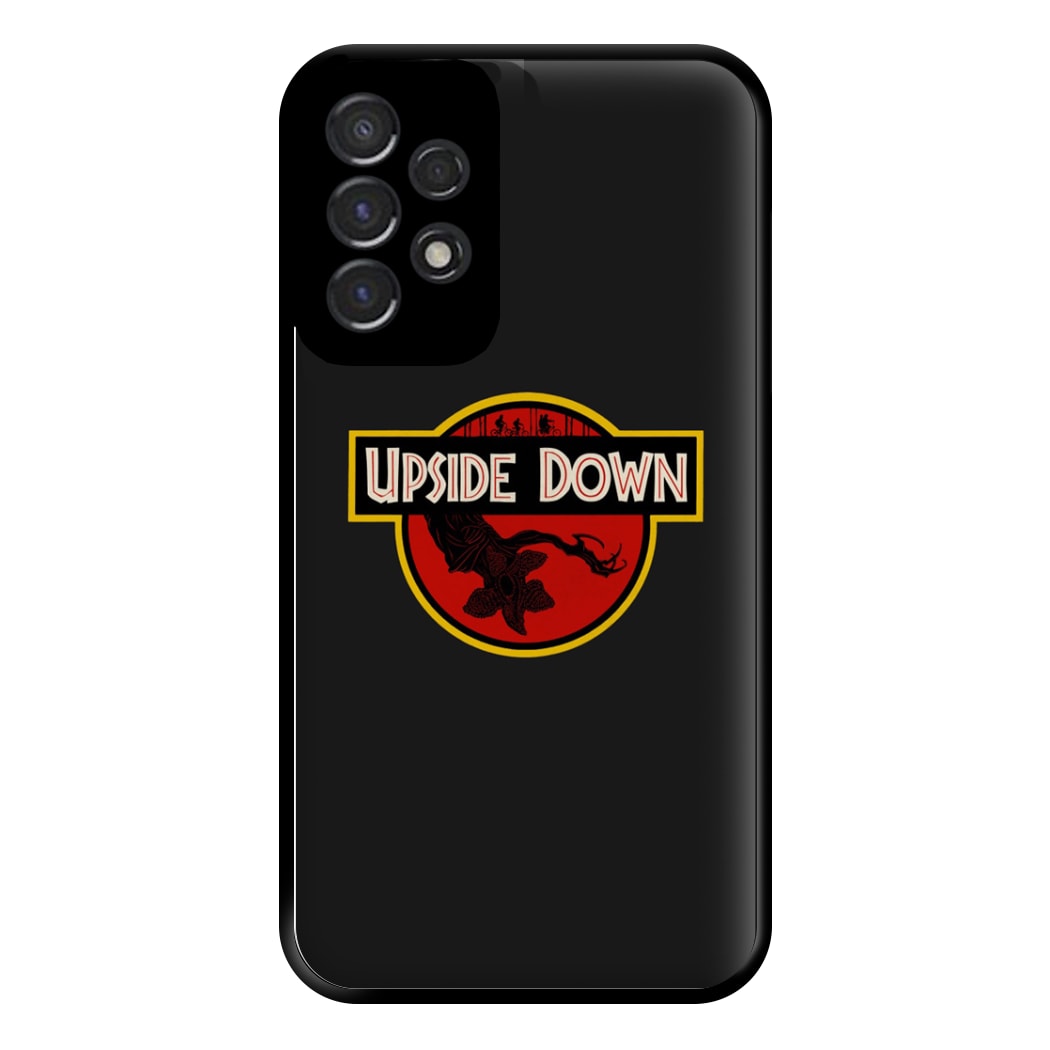 Upside Down - Jurassic Inspired Stranger Phone Case for Galaxy A53