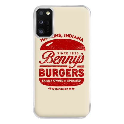 Benny's Burgers Phone Case for Galaxy A41