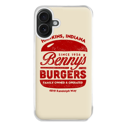 Benny's Burgers Phone Case for iPhone 16 Plus