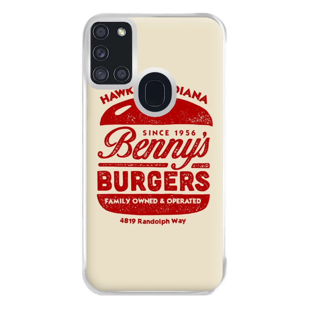 Benny's Burgers Phone Case for Galaxy A21s